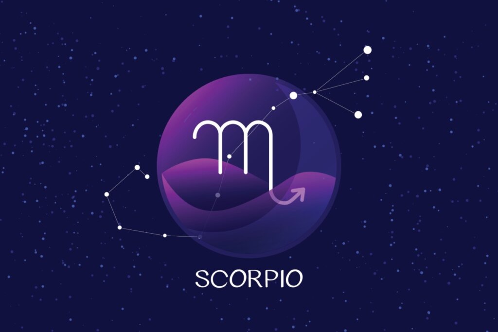 Ilustração do signo de Escorpião