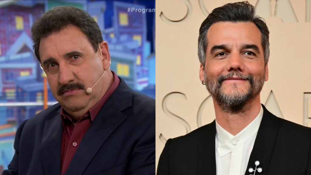 Ratinho e Wagner Moura