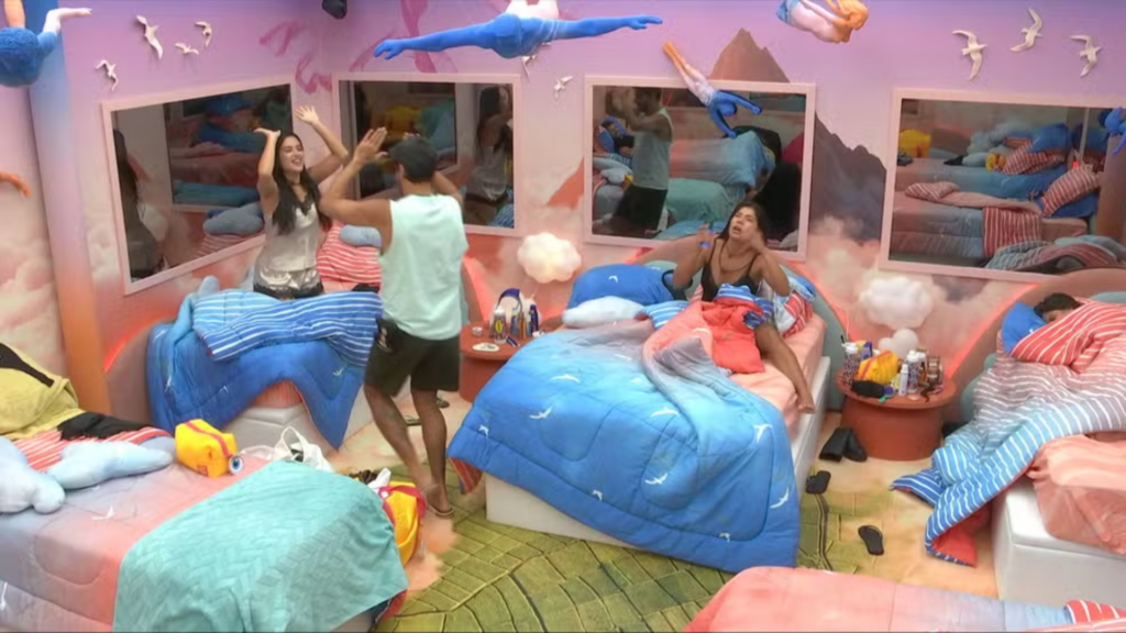 Jodana e Cowboy se cumprimentando