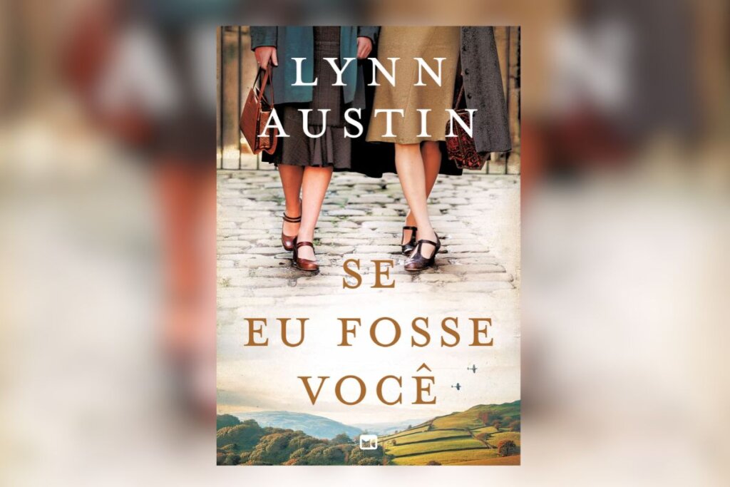 Capa do livro "Se Eu Fosse Você", com a ilustração das pernas de duas mulheres andando 
