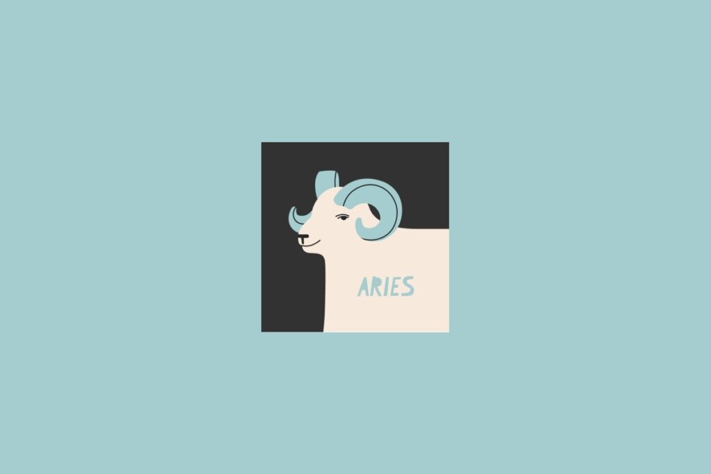 Ilustração do signo de Leão, com a figura de um leão em fundo escuro e o nome “Leo” escrito abaixo, sobre fundo azul-claro