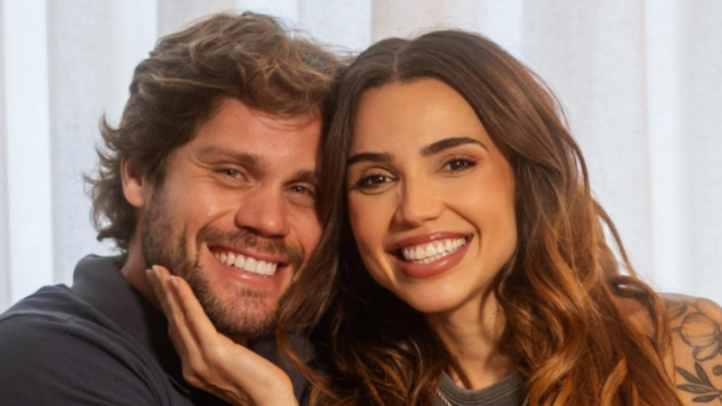 Paula Amorim e Breno Simões sorrindo