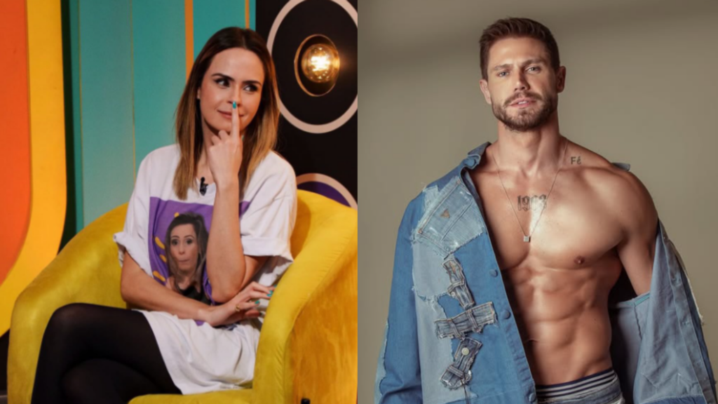 Ana Paula Renault e Jonas Sulzbach em fotos distintas