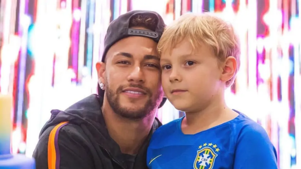 Neymar e Davi Lucca