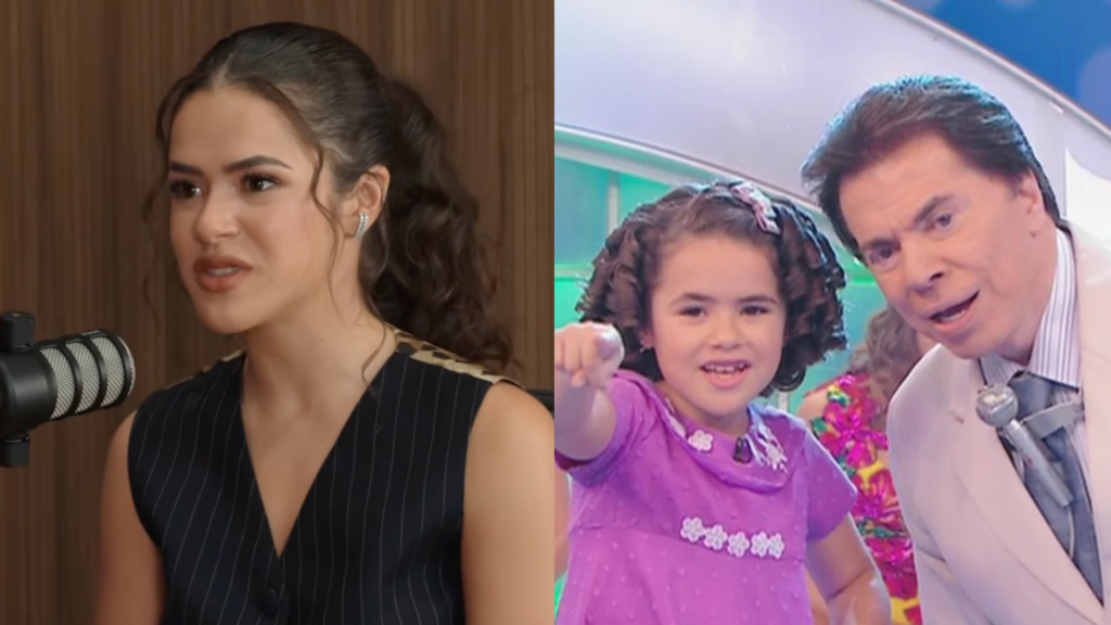 Maísa e Silvio Santos