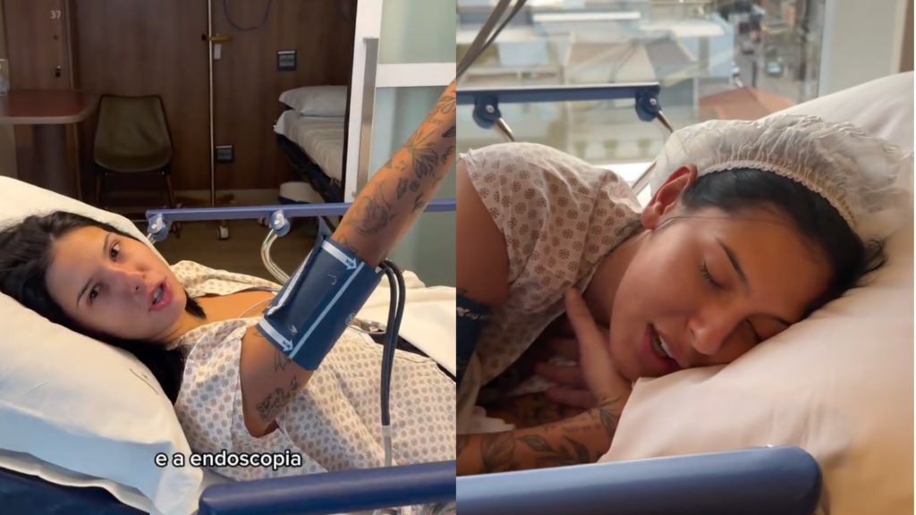 Ana Castela em hospital