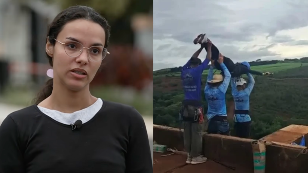 Enfermeira e jovem que saltou de ponte