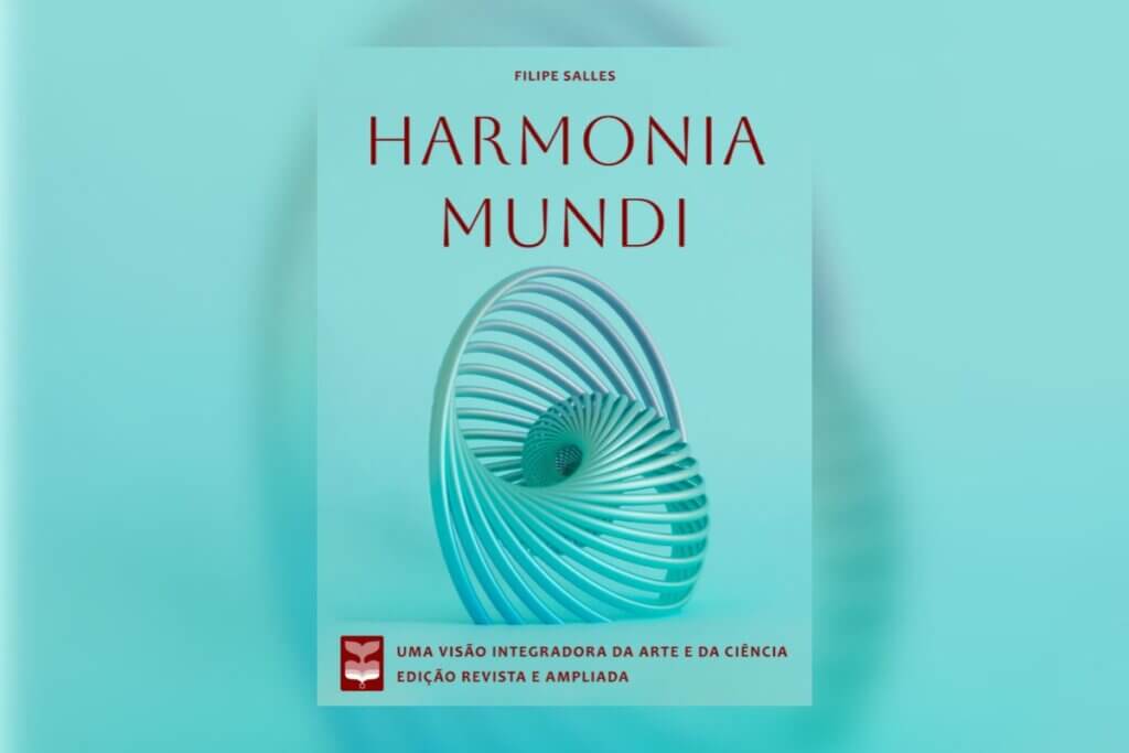 Capa de livro verde com título e nome do autor em vermelho e desenho de uma espiral azul e verde 