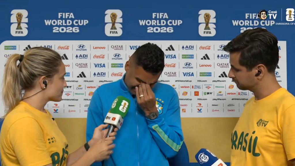 Casemiro chorando