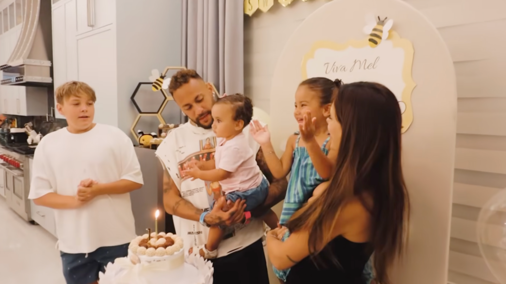 Bruna Biancardi, Neymar e os filhos